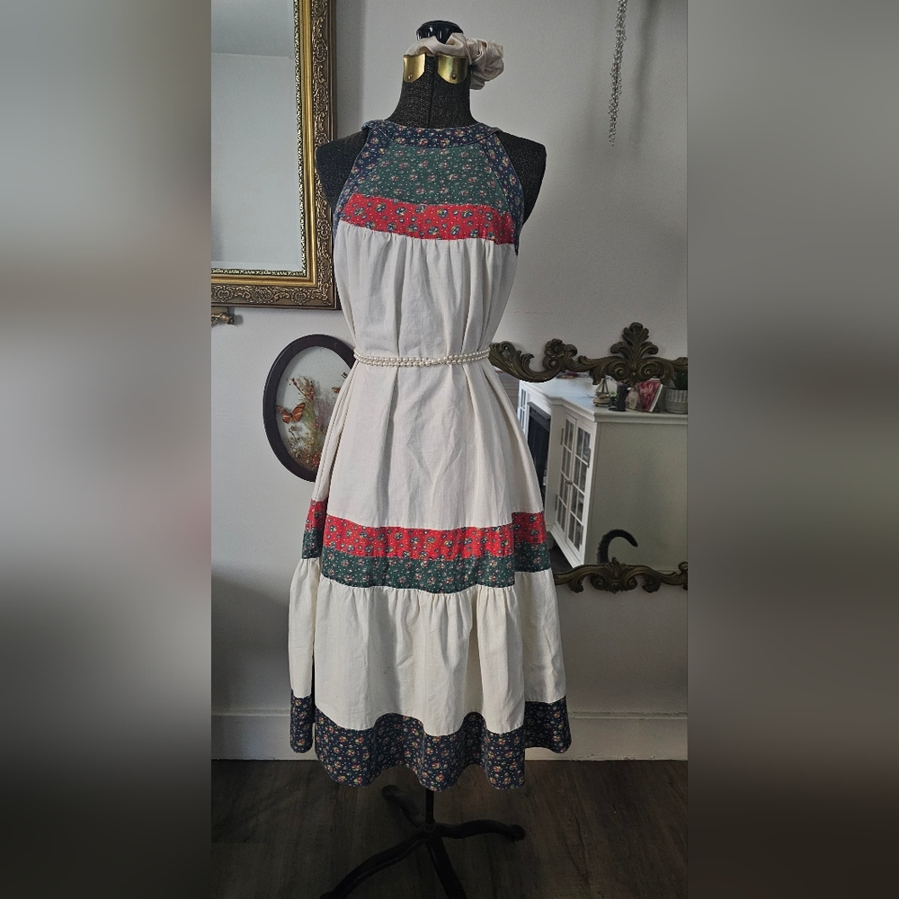 Gunne Sax Halter Dress